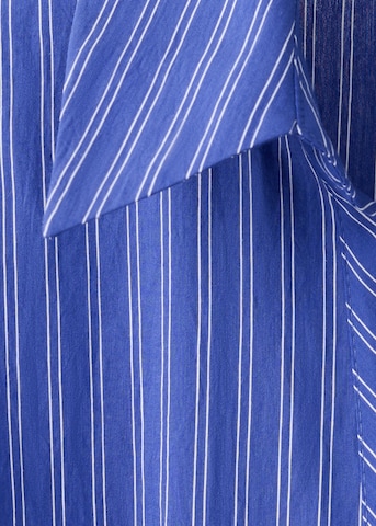 MANGO Blousejurk 'DRESS RAYI' in Blauw
