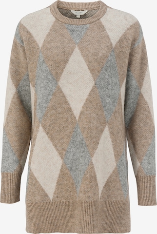 Cellbes of Sweden Oversized Sweater in Beige: front
