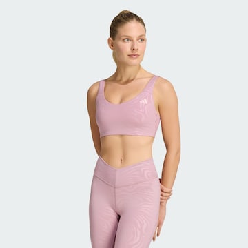 ADIDAS PERFORMANCE - Soutien Bustier Soutien de desporto 'All Me Essentials' em roxo: frente
