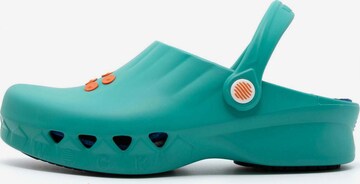Wock Clogs 'Nube' in Green: front