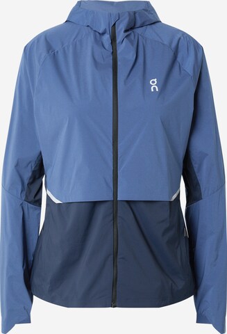 On Sports jacket in Blue: front