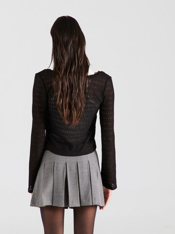 VERO MODA Knit Cardigan 'OLIVA' in Black