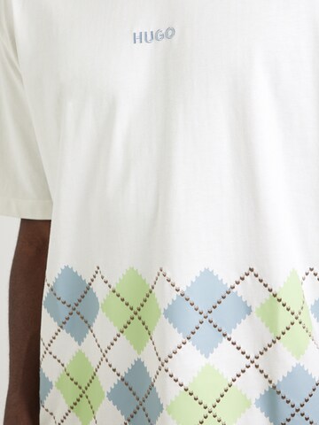 HUGO - Camiseta 'Dulapo' en blanco