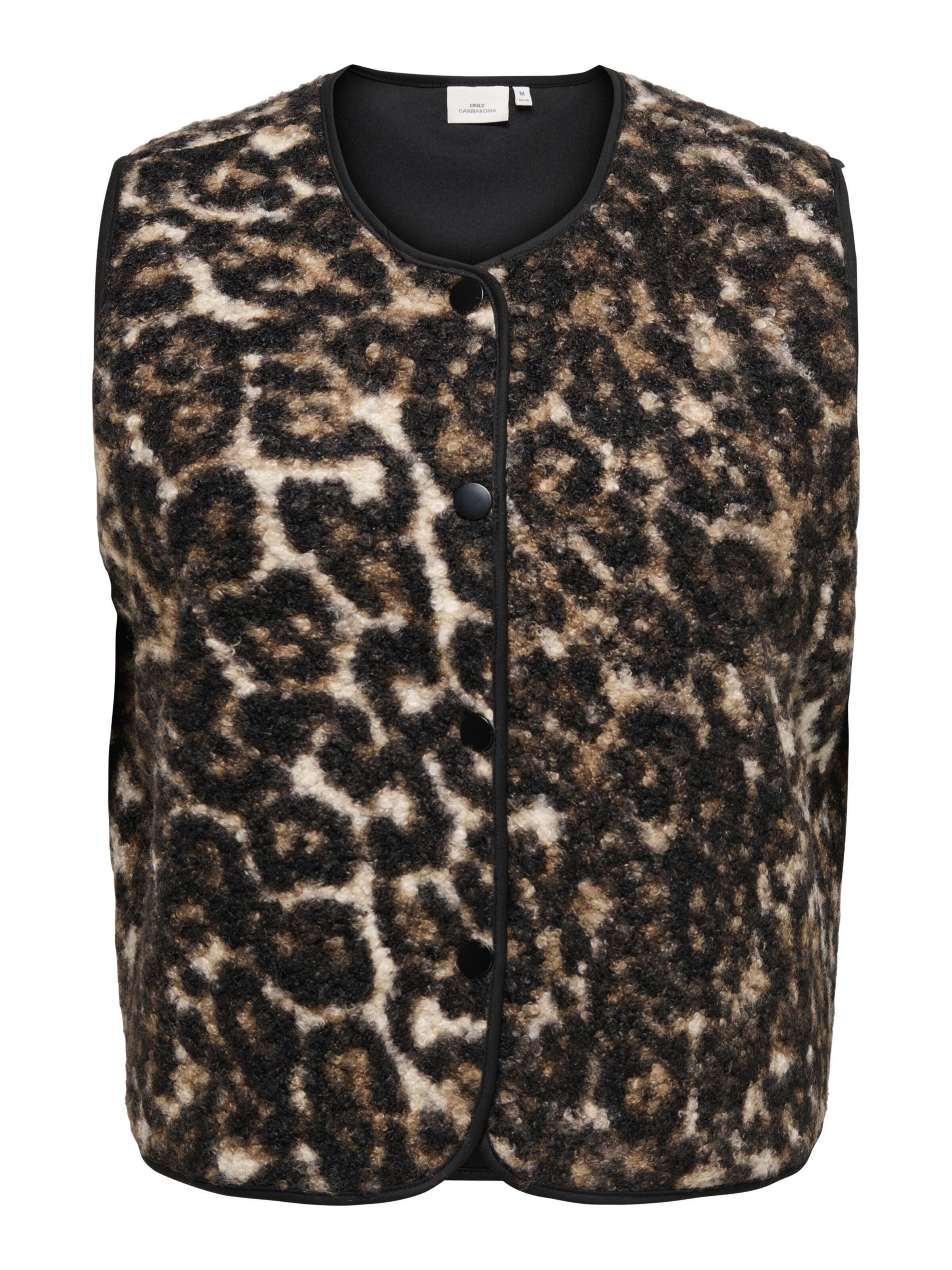 ONLY Carmakoma Vest in Brown: front