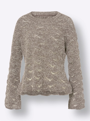 heine Neulepaita 'Ajour' värissä beige