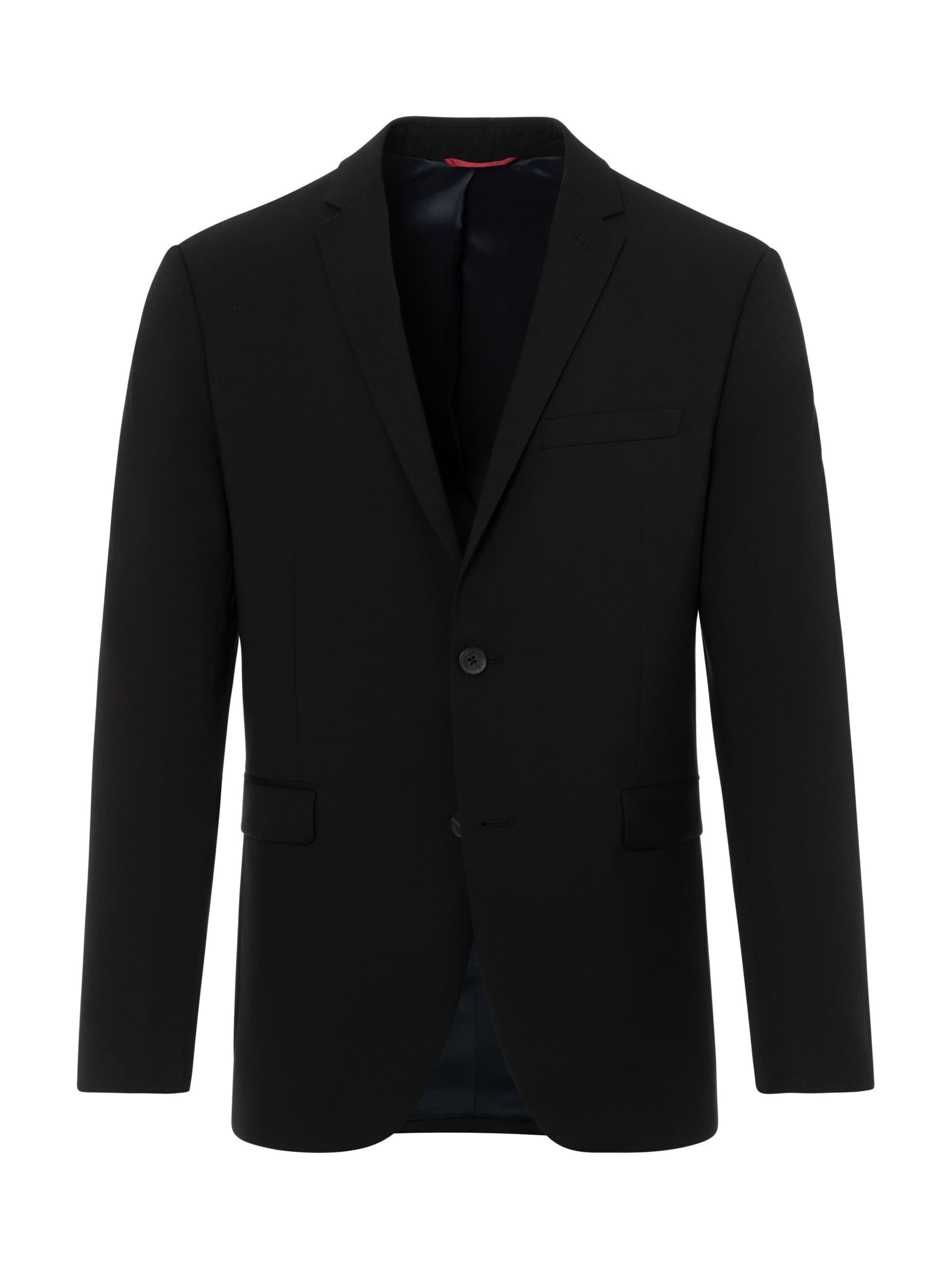 Thomas Goodwin Slim Fit Sakko 7842-20039' in Schwarz: Vorderseite