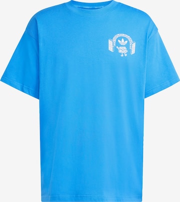 ADIDAS ORIGINALS Shirt 'Music Fests' in Blue: front