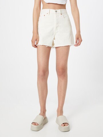 Regular Jean 'Ribcage Short' LEVI'S ® en blanc : devant