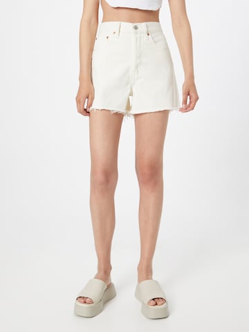 LEVI'S ® Regular Jeans 'Ribcage Short' in White: front