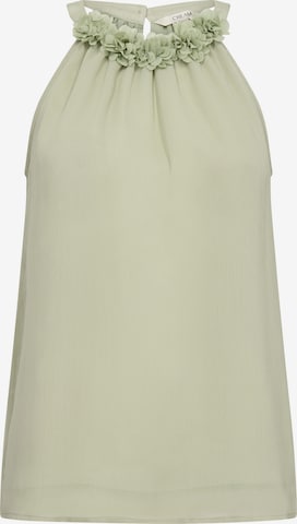Cream Blouse 'Emery' in Groen: voorkant