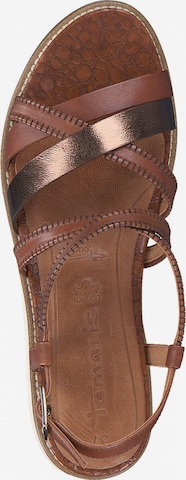 TAMARIS Strap Sandals in Brown