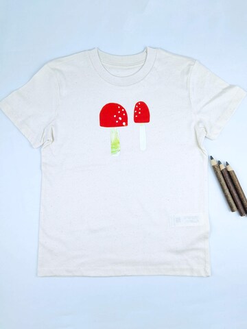MelaDi Shirt 'Pilze' in White