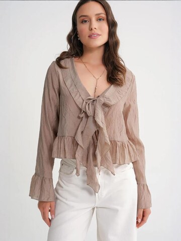 MixRay Blouse in Beige