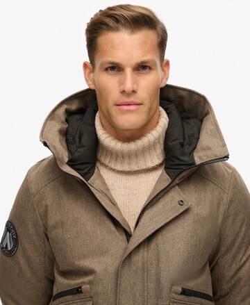 Veste mi-saison Superdry en marron