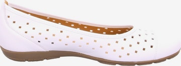 GABOR Ballet Flats in White