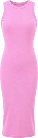 Mowi Fit Jurk in Roze: voorkant