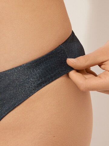 CALZEDONIA Bikini Bottoms 'Glowing Python' in Blue