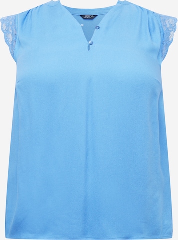 ONLY Curve Bluse 'NINA' in Blau: predná strana