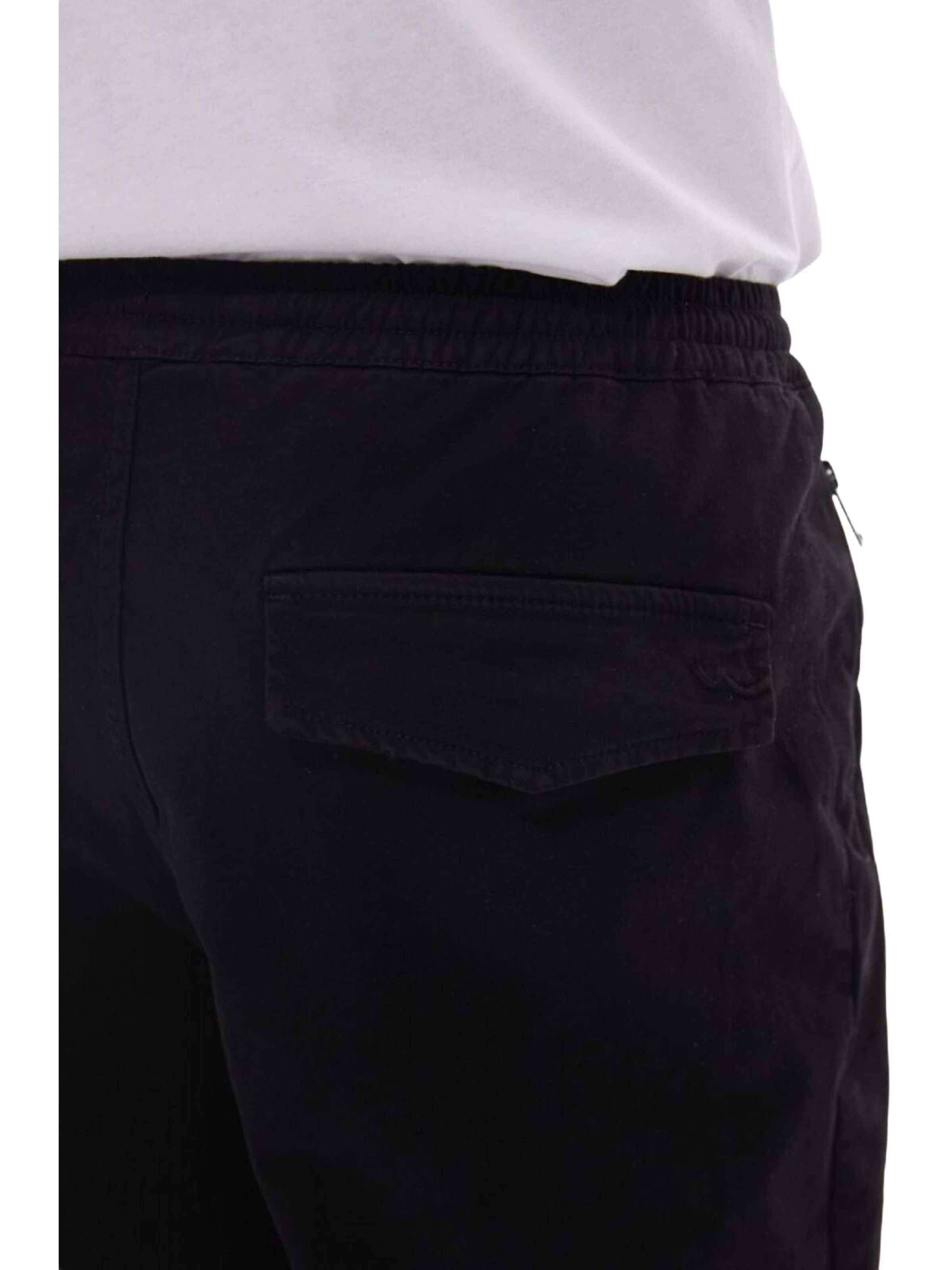 LTB Jeans Regular Jeans 'Elastic Waist Trousers' in Black