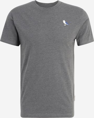 T-Shirt 'Embro Gull' Cleptomanicx en gris : devant