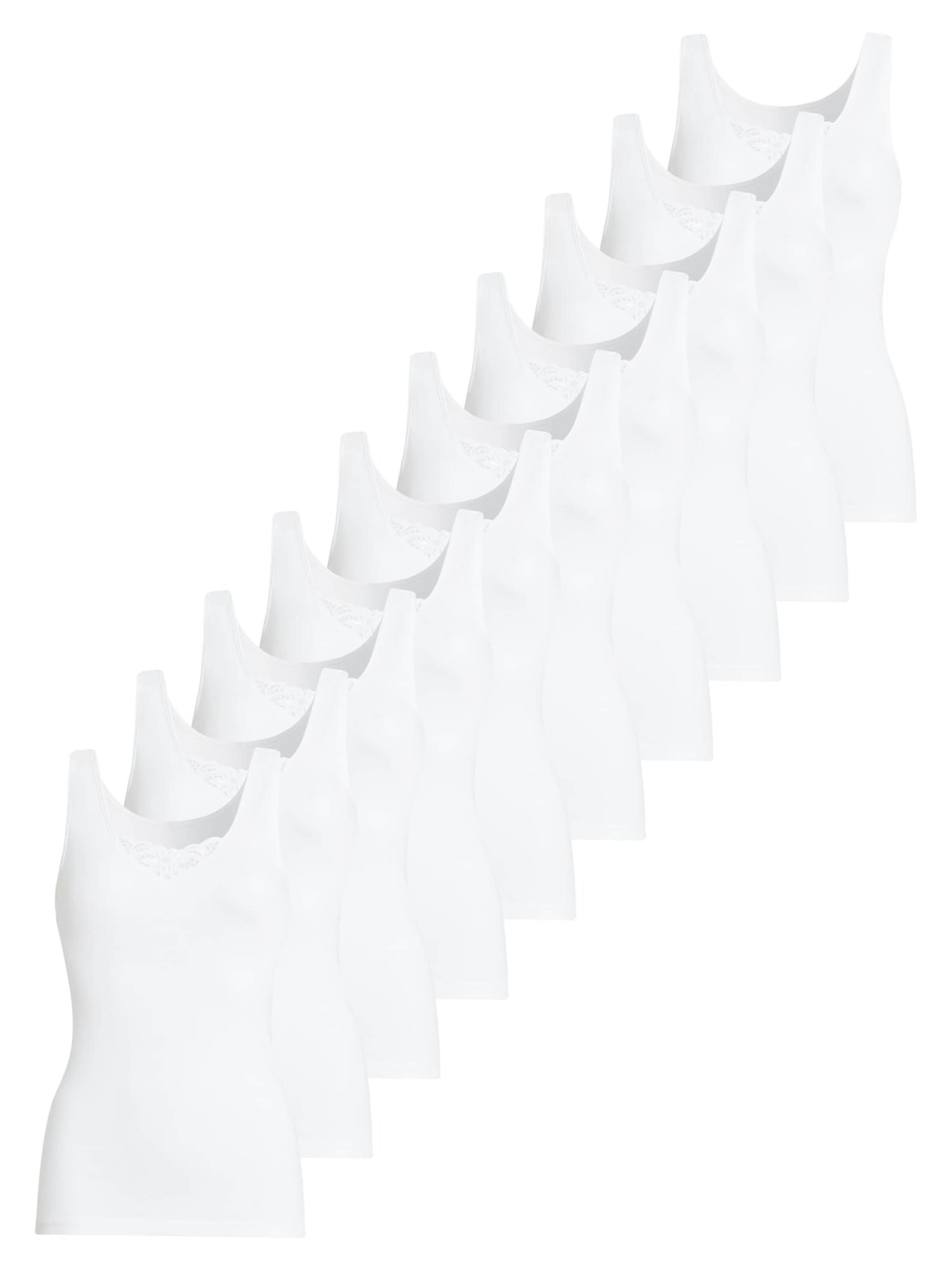 CON-TA Undershirt 'Basic' in White: front