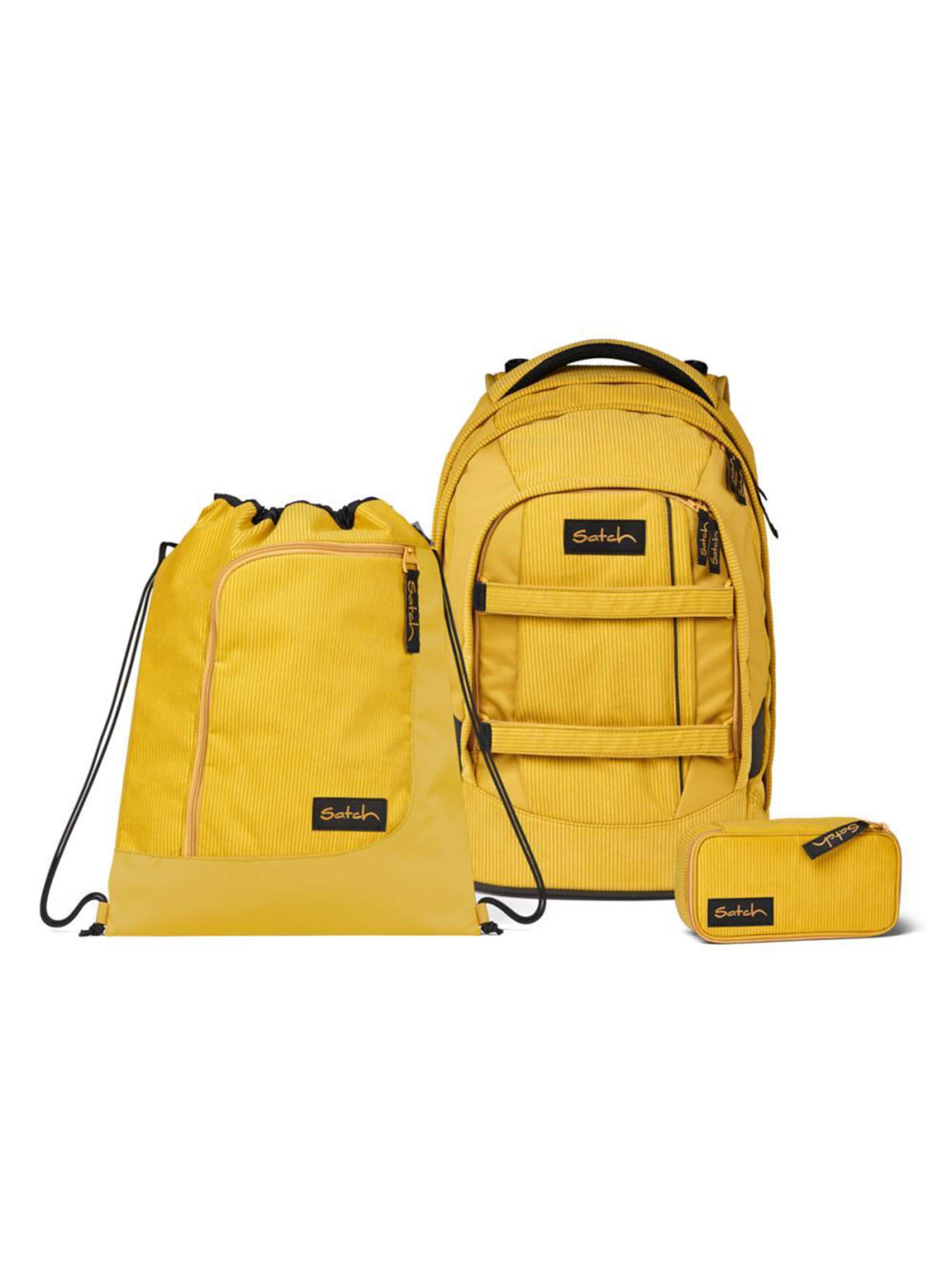 Satch Backpack 'Retro Honey Special Edition' in Yellow: front