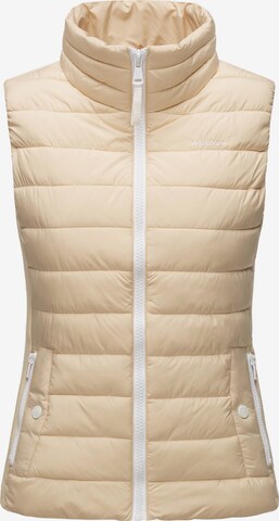 MARIKOO Bodywarmer 'Reimii' in Beige: voorkant