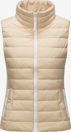 MARIKOO Gilet 'Reimii' en beige clair / blanc, Vue avec produit