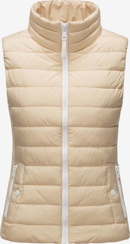 MARIKOO Vest 'Reimii' in Beige: front