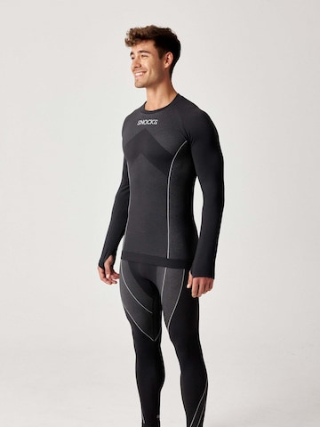 SNOCKS Base Layer in Schwarz