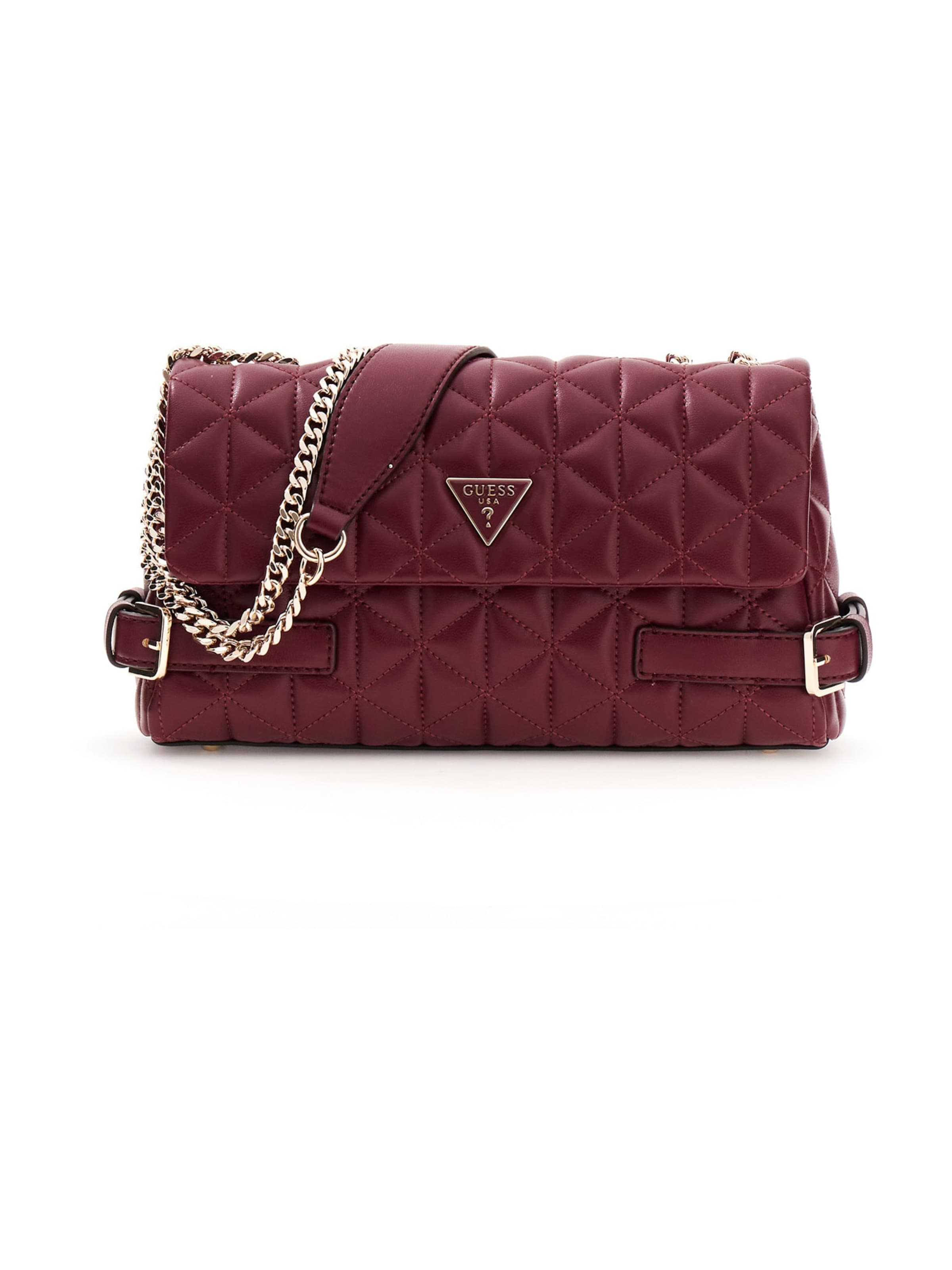 GUESS - Bolso de hombro 'PAISLEIGH' en rojo: frente