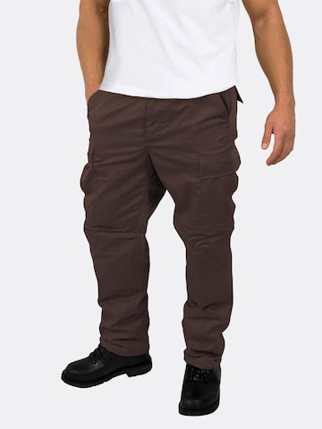 Regular Pantalon outdoor 'Trooper' normani en marron : devant