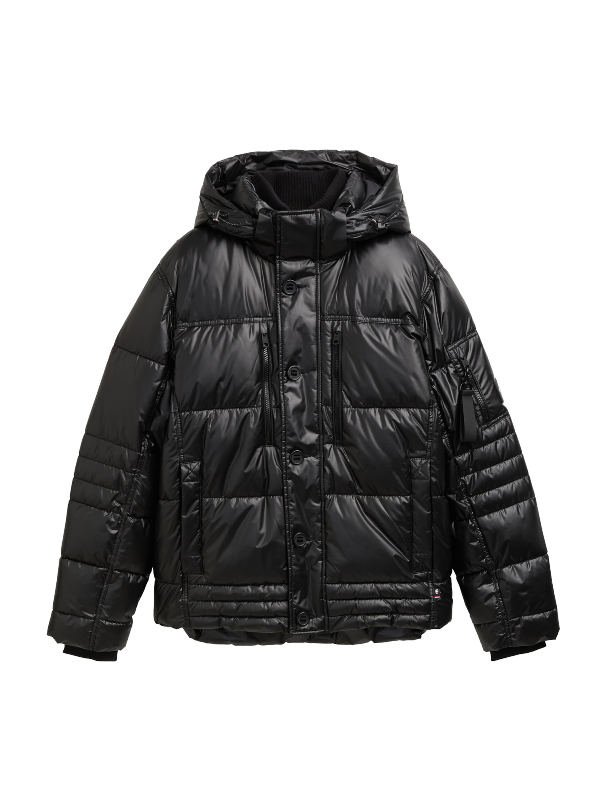 TOM TAILOR Winterjas in Zwart: voorkant