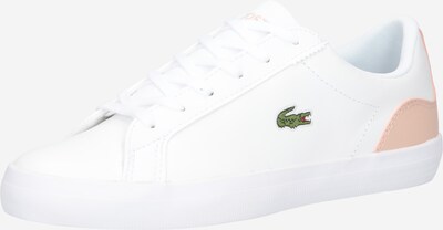 LACOSTE Sneaker 'LEROND' in nude / hellgrün / rot / weiß, Produktansicht