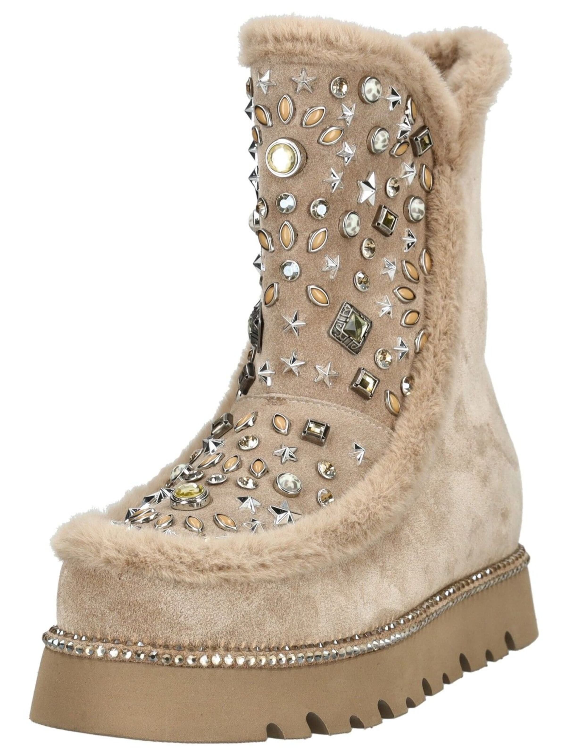 Alma En Pena Boots in beige, Produktansicht