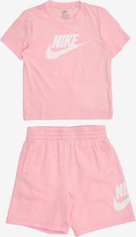 Nike Sportswear Setti 'CLUB' värissä vaaleanpunainen: etupuoli