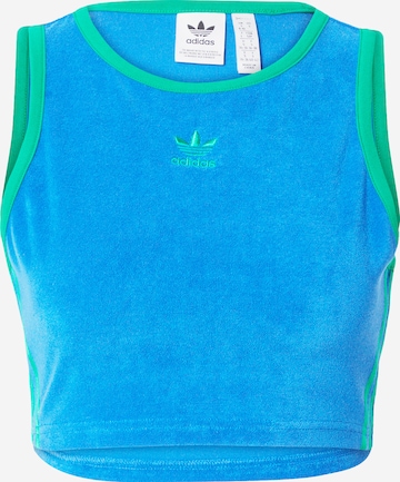 ADIDAS ORIGINALS - Top em azul: frente