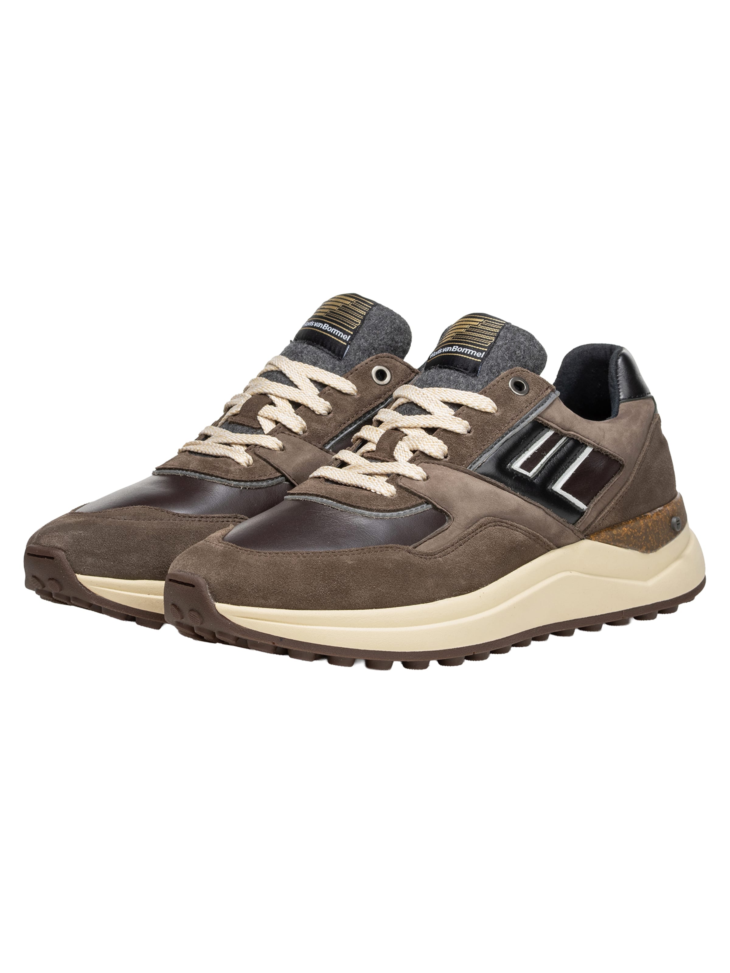 Sneaker bassa 'Trikker 01' di Floris van Bommel in marrone