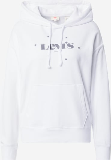 LEVI'S Sweatshirt in silbergrau / weiß, Produktansicht