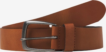 Ceinture 'JACMICHAEL' JACK & JONES en marron : devant