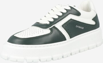 Copenhagen Sneakers laag in Groen: voorkant