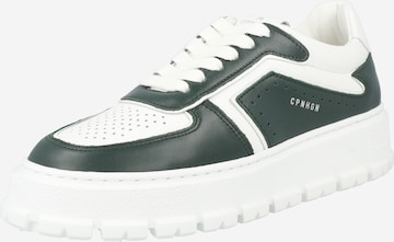 Copenhagen Sneakers laag in Groen: voorkant