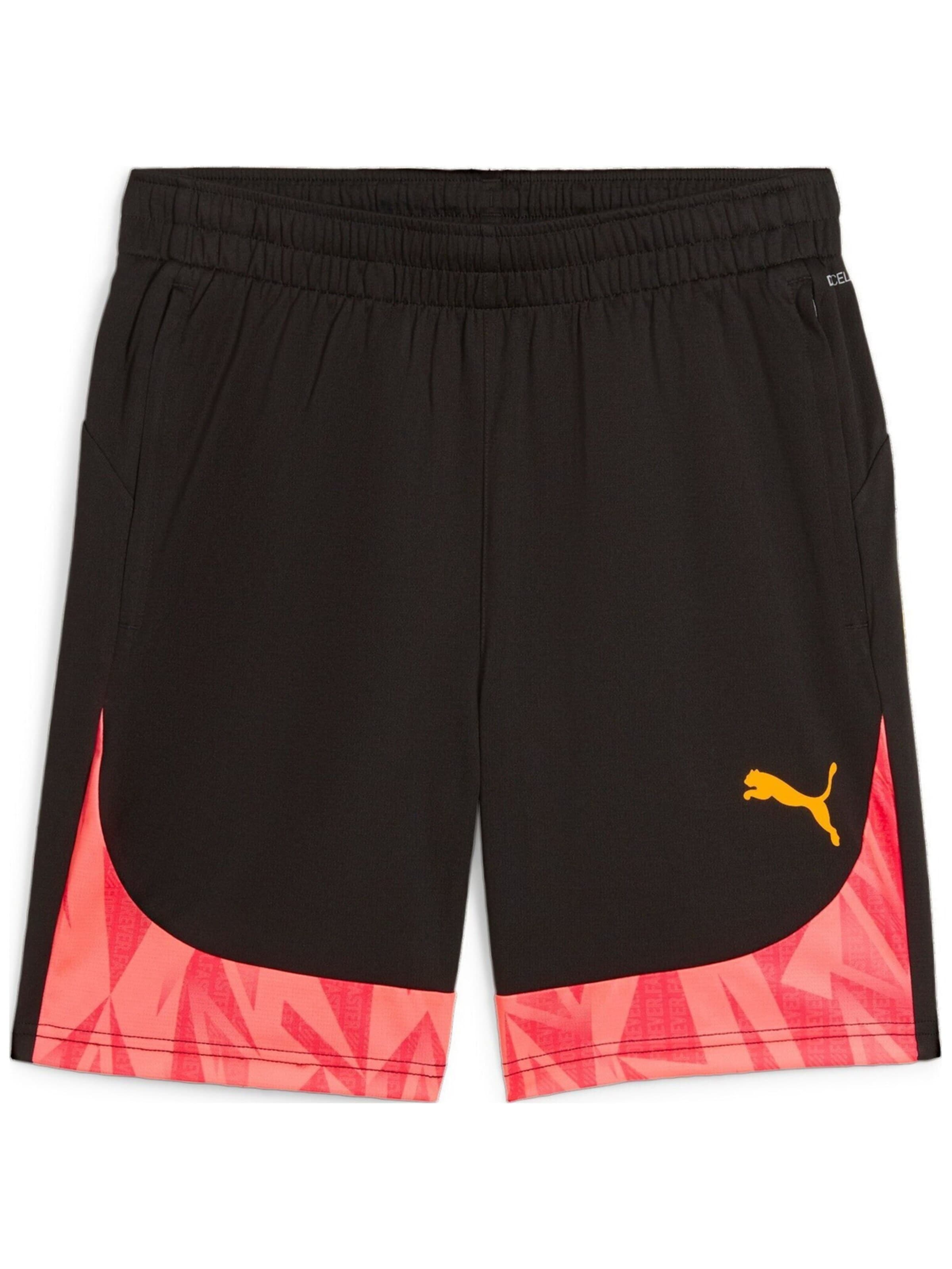 PUMA Regular Sportbroek 'Puma Individualfinal Ff. Shorts' in Zwart: voorkant