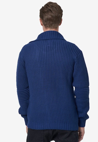 Rusty Neal Strickjacke in Blau