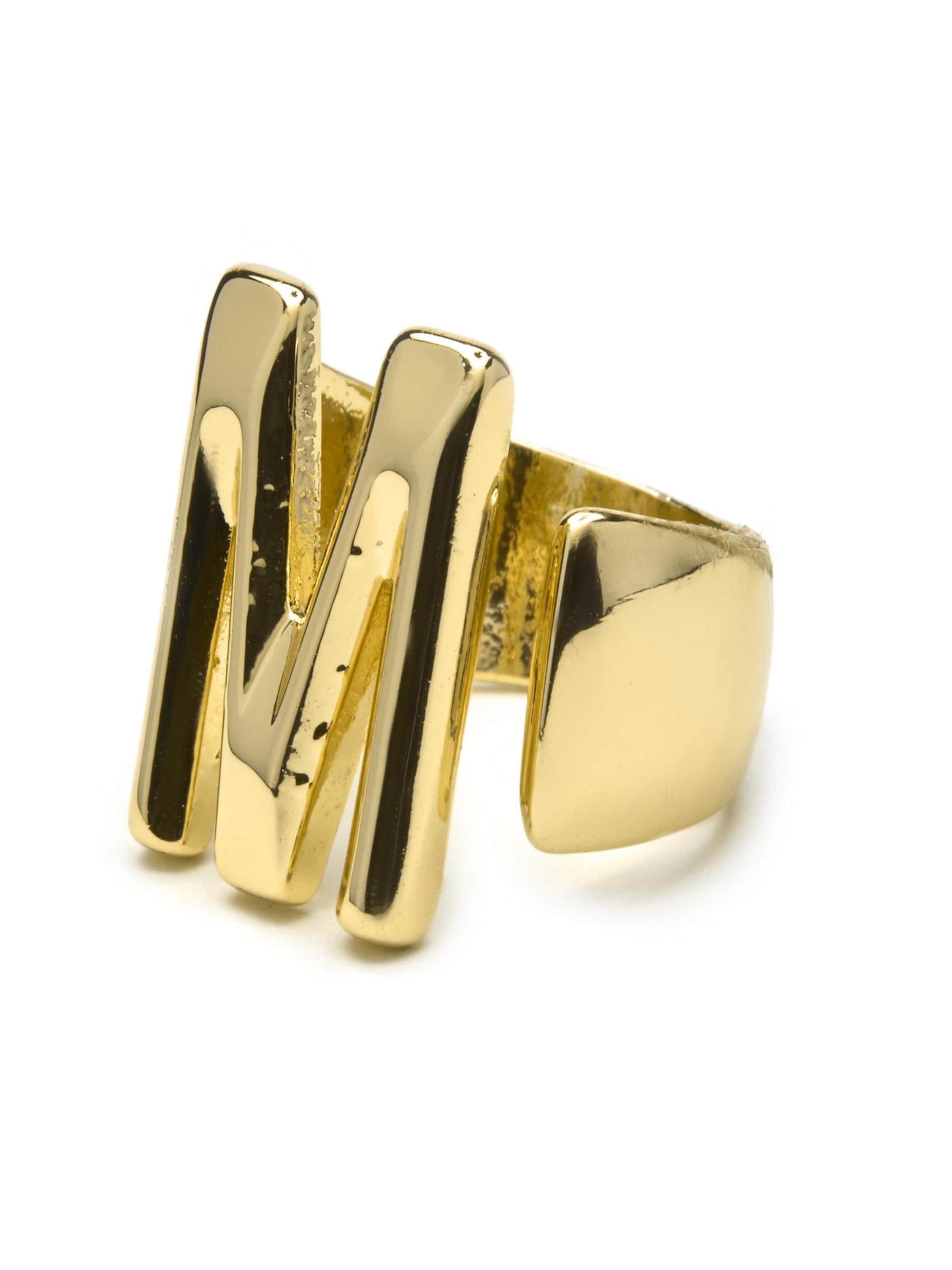 Luxenter - Anillo 'Alphabet M' en oro