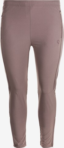 Q by Endurance Slimfit Tight 'ISABELY' in Beige: predná strana