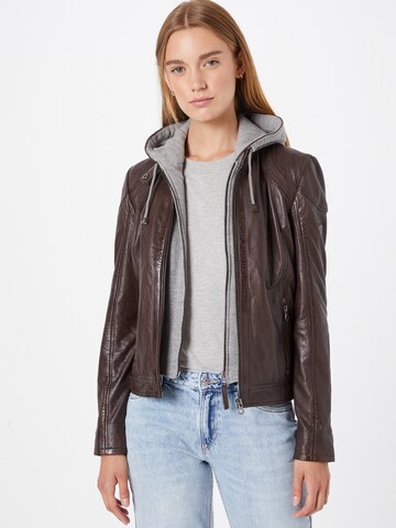 Gipsy Between-Season Jacket 'Ammy' in Brown: front