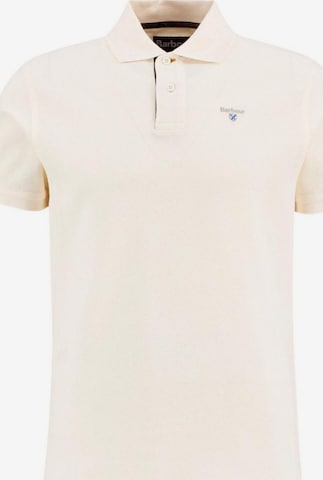 Maglietta 'TARTAN PIQUE' di Barbour in beige: frontale