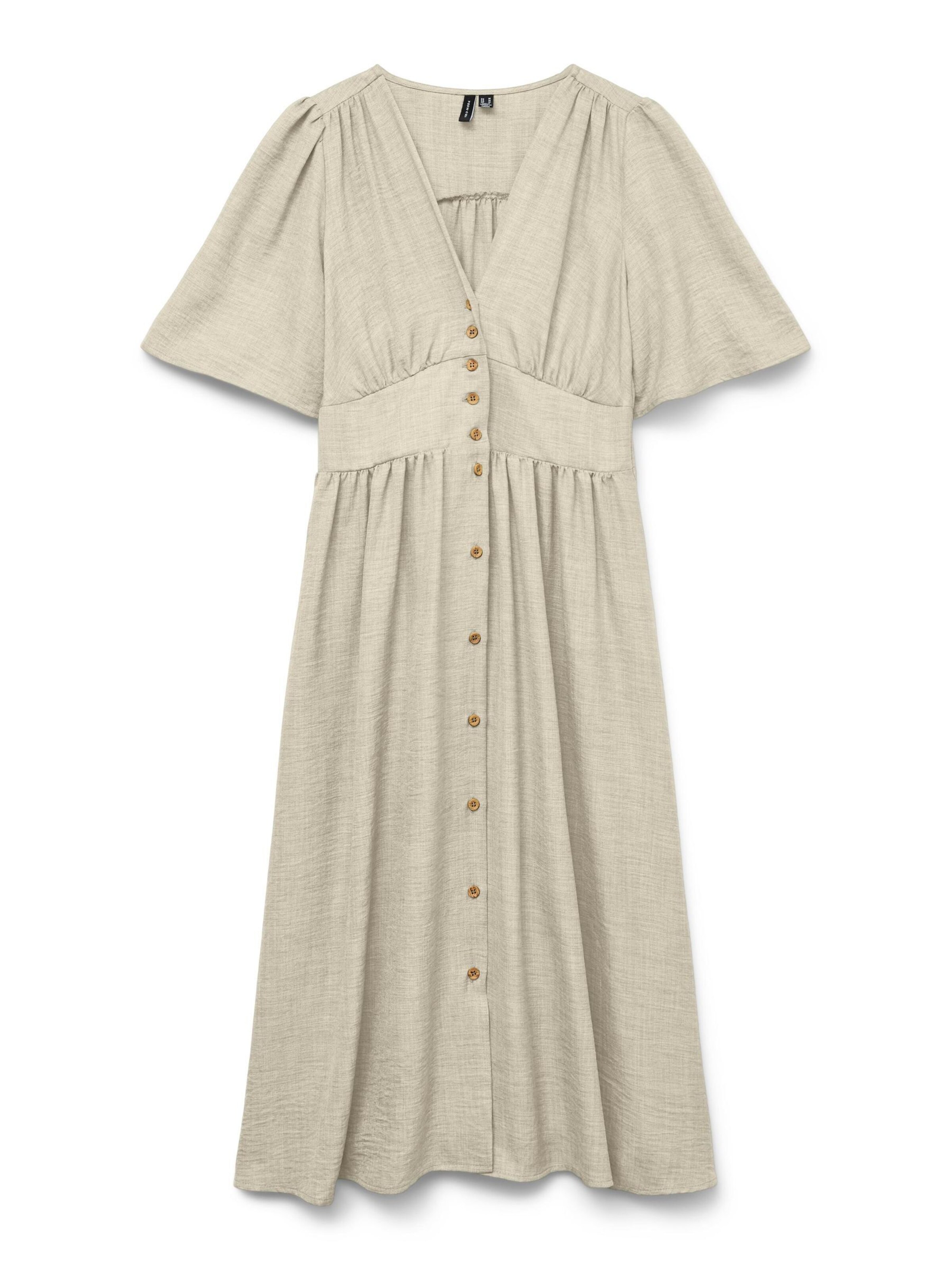 Vero Moda Curve Jurk 'VMCMelaney' in Groen: voorkant