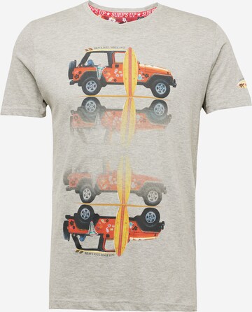 T-Shirt 'CRISAN' BRAVE SOUL en gris : devant